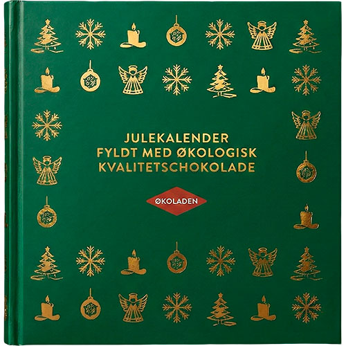 Økoladen Julekalender m. Fyldte Chokolade & Lakridskugler Økologisk | 310 g