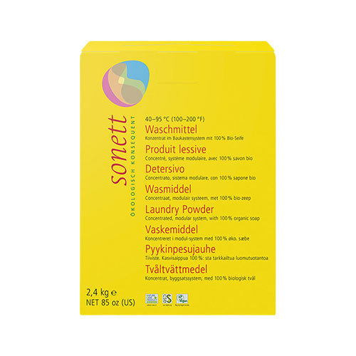Sonett Vaskepulver | 2400 gr fra Sonett på Mecindo.dk