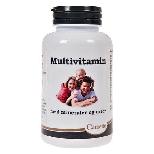 Camette Multivitamin Med Mineraler | 120 Tabl. fra Camette på Mecindo.dk