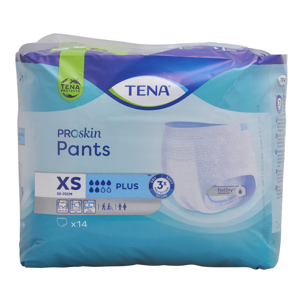 Tena Pants Plus | Str. Xs fra Tena på Mecindo.dk
