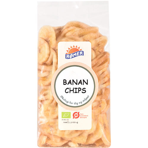 Rømer Bananchips Økologisk | 200 gr fra Rømer på Mecindo.dk