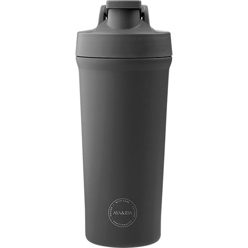 AYA&IDA Shaker Bottle | Dark Grey fra AYA&IDA på Mecindo.dk