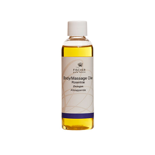 Fischer Pure Nature Massageolie Rosentræ Øko | 100 ml fra Fischer Pure Nature på Mecindo.dk