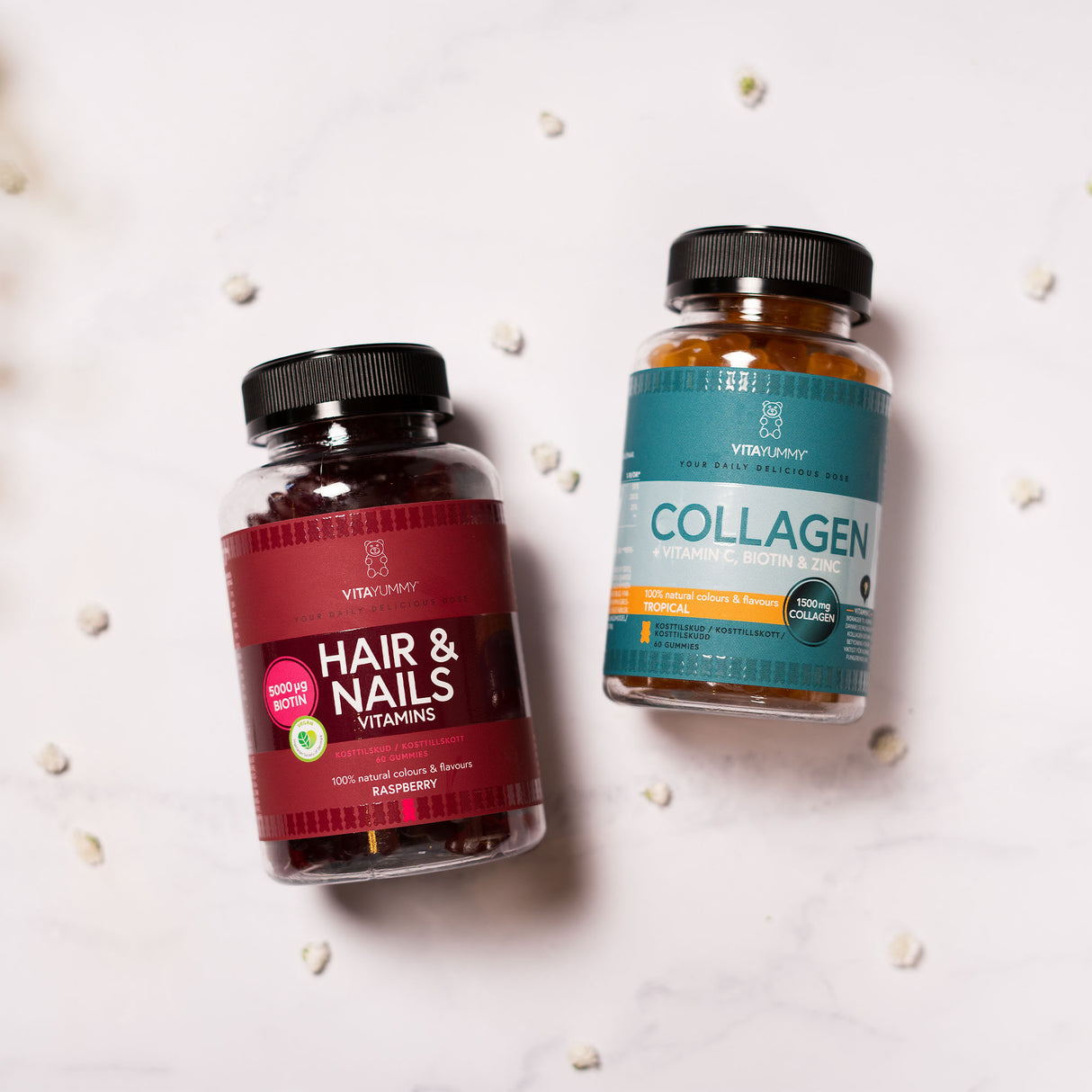 VitaYummy Collagen Tropical | 60 vingummier fra VitaYummy på Mecindo.dk