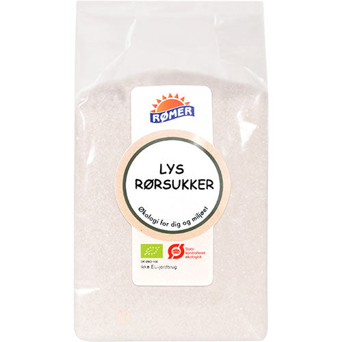 Rømer Rørsukker Lys Fin Økologisk | 500 gr fra Rømer på Mecindo.dk