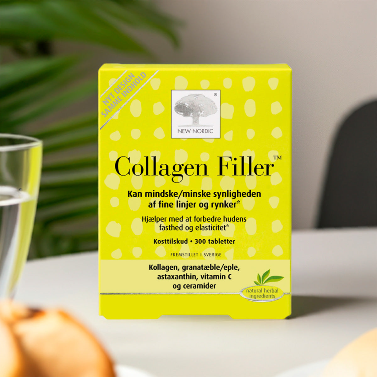 New Nordic Skin Care Collagen Filler | 300 Tabl. fra New Nordic på Mecindo.dk