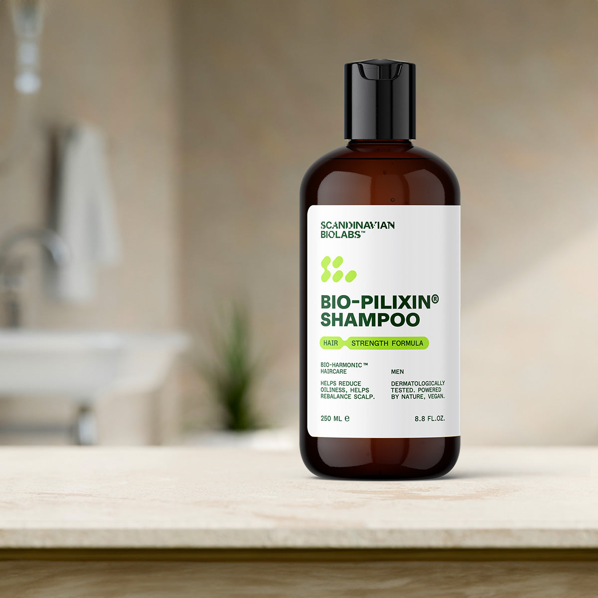 Scandinavian Biolabs Bio-pilixin Shampoo+ For Men | 250 ml fra Scandinavian Biolabs på Mecindo.dk