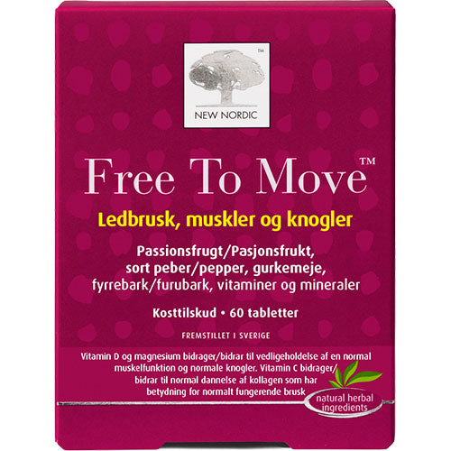 New Nordic Free To Move | 60 Tabl. fra New Nordic på Mecindo.dk