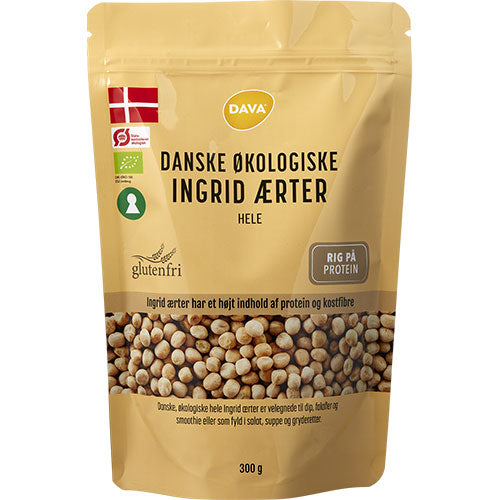 DAVA Hele Ingrid ærter Ø | 300 GR fra DAVA på Mecindo.dk