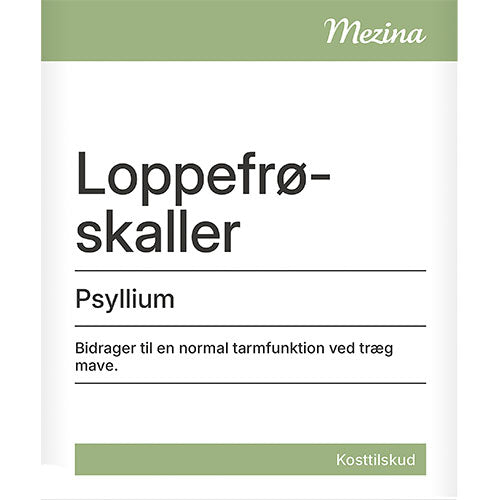 Mezina Loppefrøskaller Psyllium Pulver 450 g | 450 GR fra Mezina på Mecindo.dk