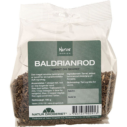 Natur-Drogeriet Baldrianrod Tørret Og Skåret | 100 gr fra Natur-Drogeriet på Mecindo.dk