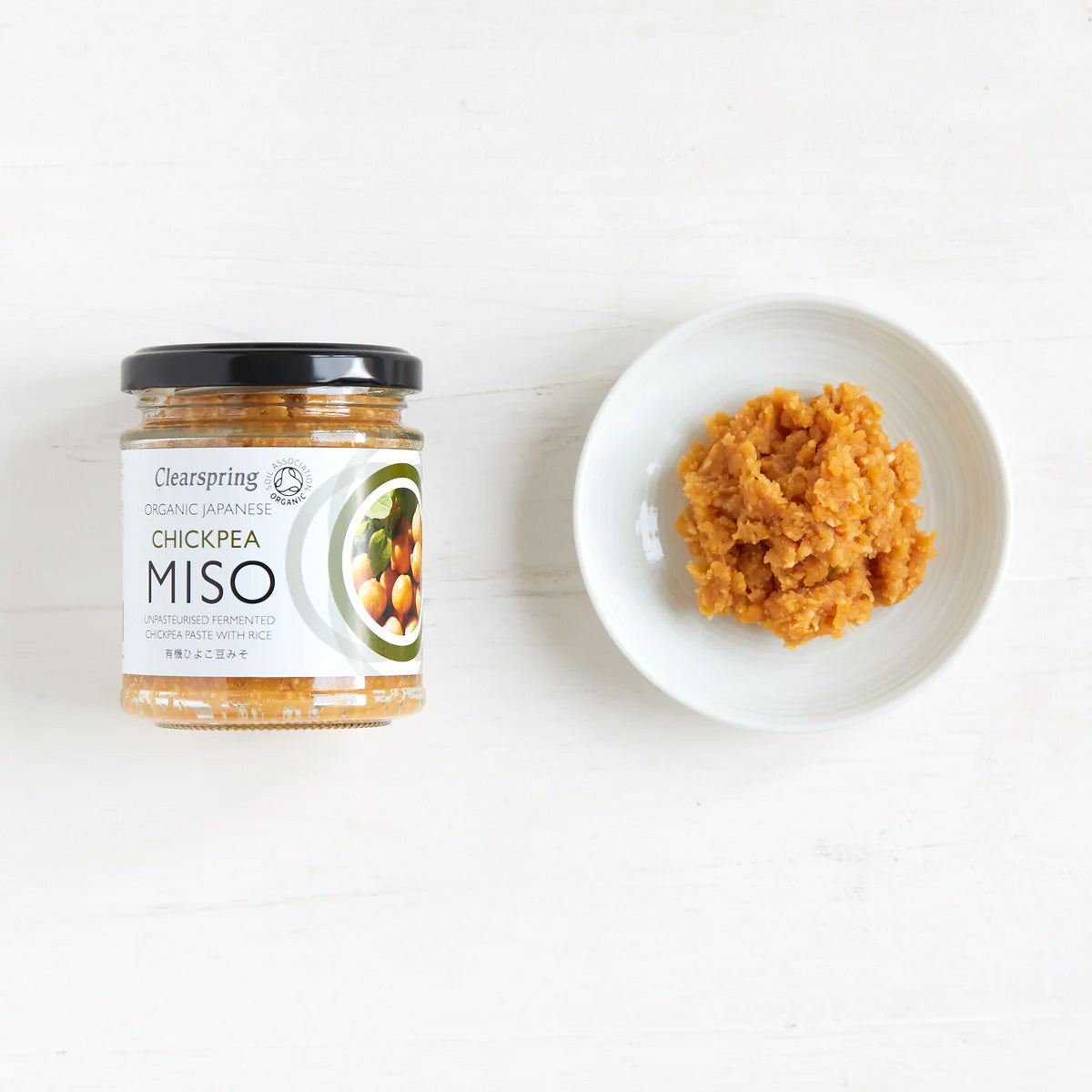 Clearspring Miso Kikærter Upasteuriseret Økologisk | 150 gr fra Clearspring på Mecindo.dk