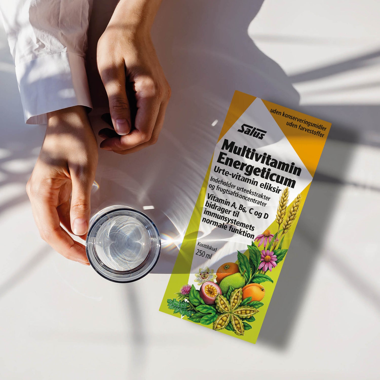Salus Multivitamin Energeticum Eliksir | 250 ml fra Salus på Mecindo.dk