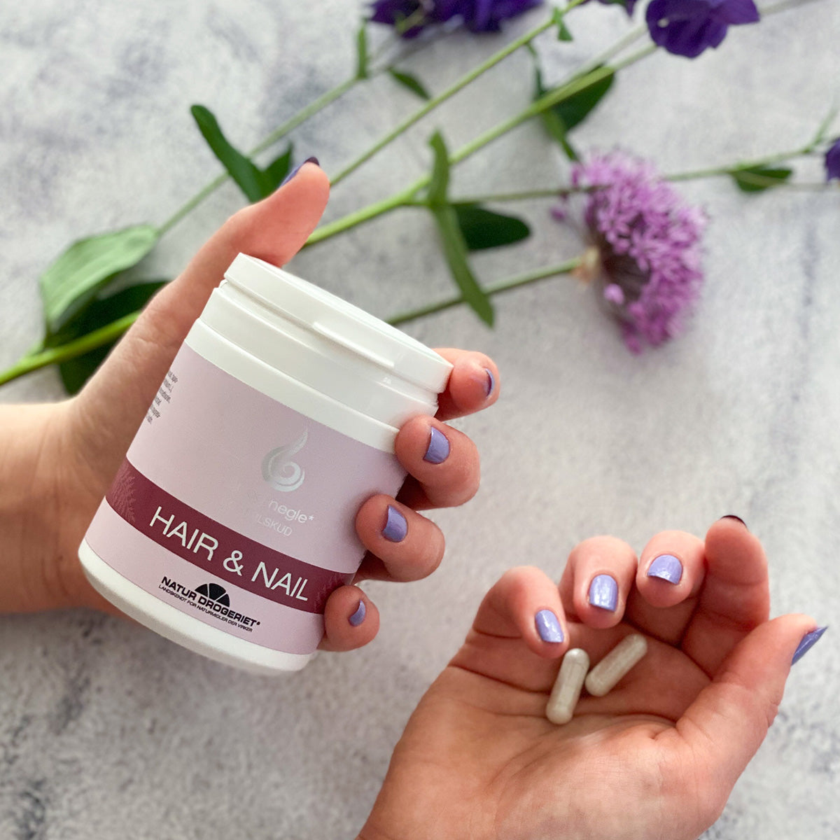 Natur-Drogeriet Hair & Nails | 120 kapsler fra Natur-Drogeriet på Mecindo.dk