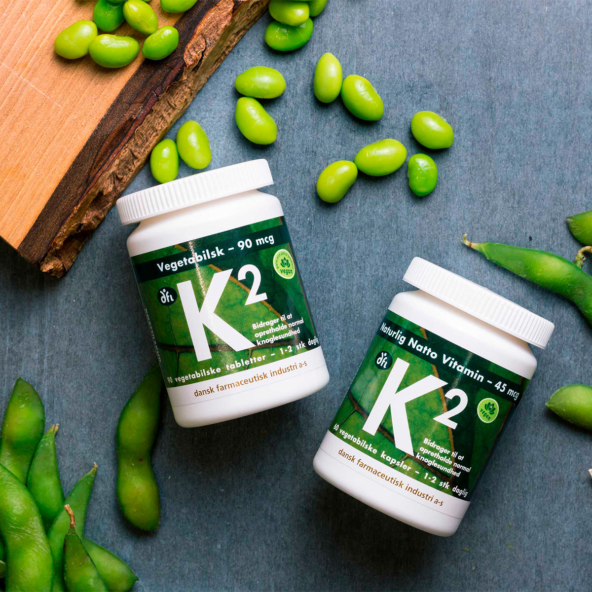 DFI K2 Vitamin 90 Mcg Vegetabilsk | 90 Tabl. fra Grønne dfi vitaminer på Mecindo.dk