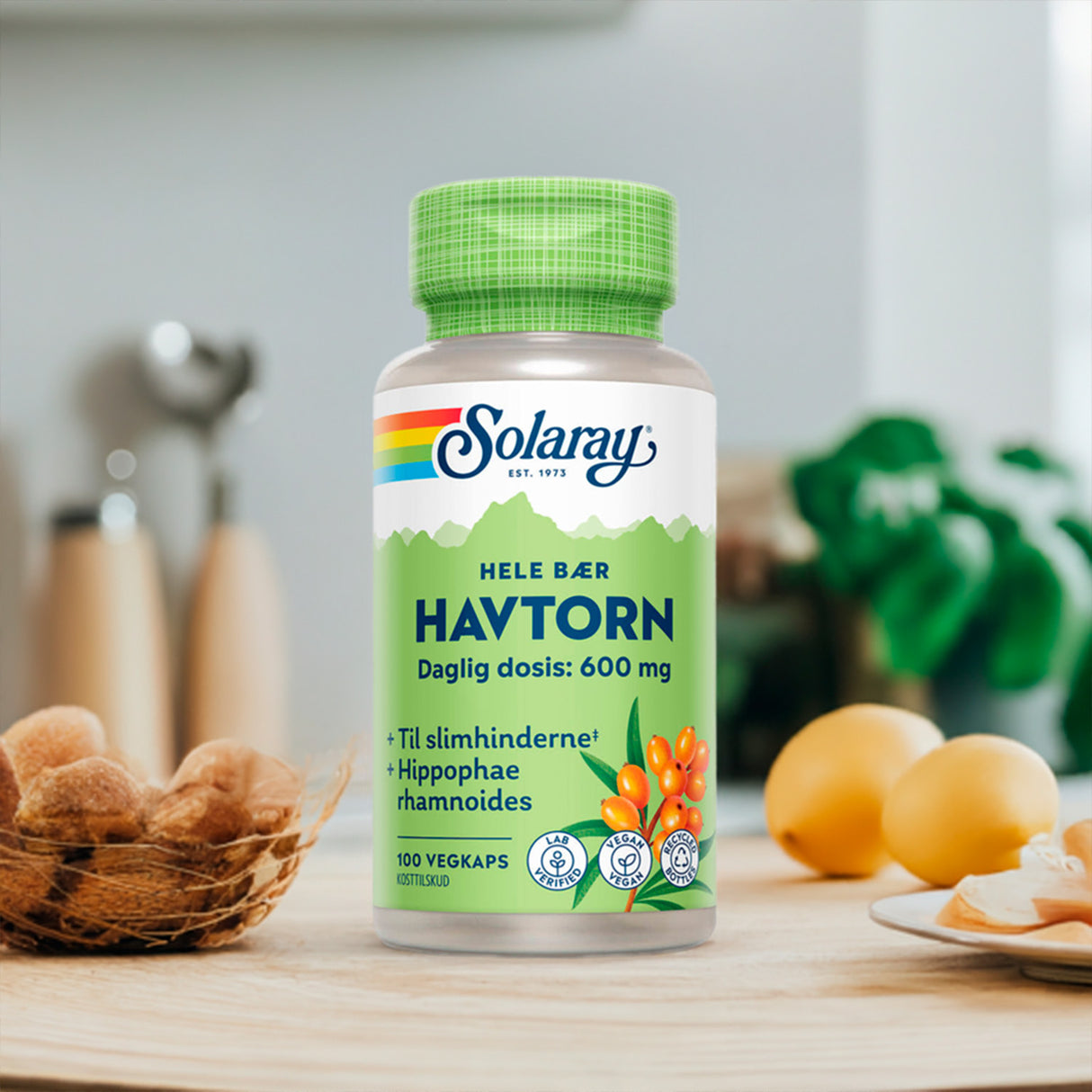 Solaray Havtorn | 100 kapsler fra Solaray på Mecindo.dk