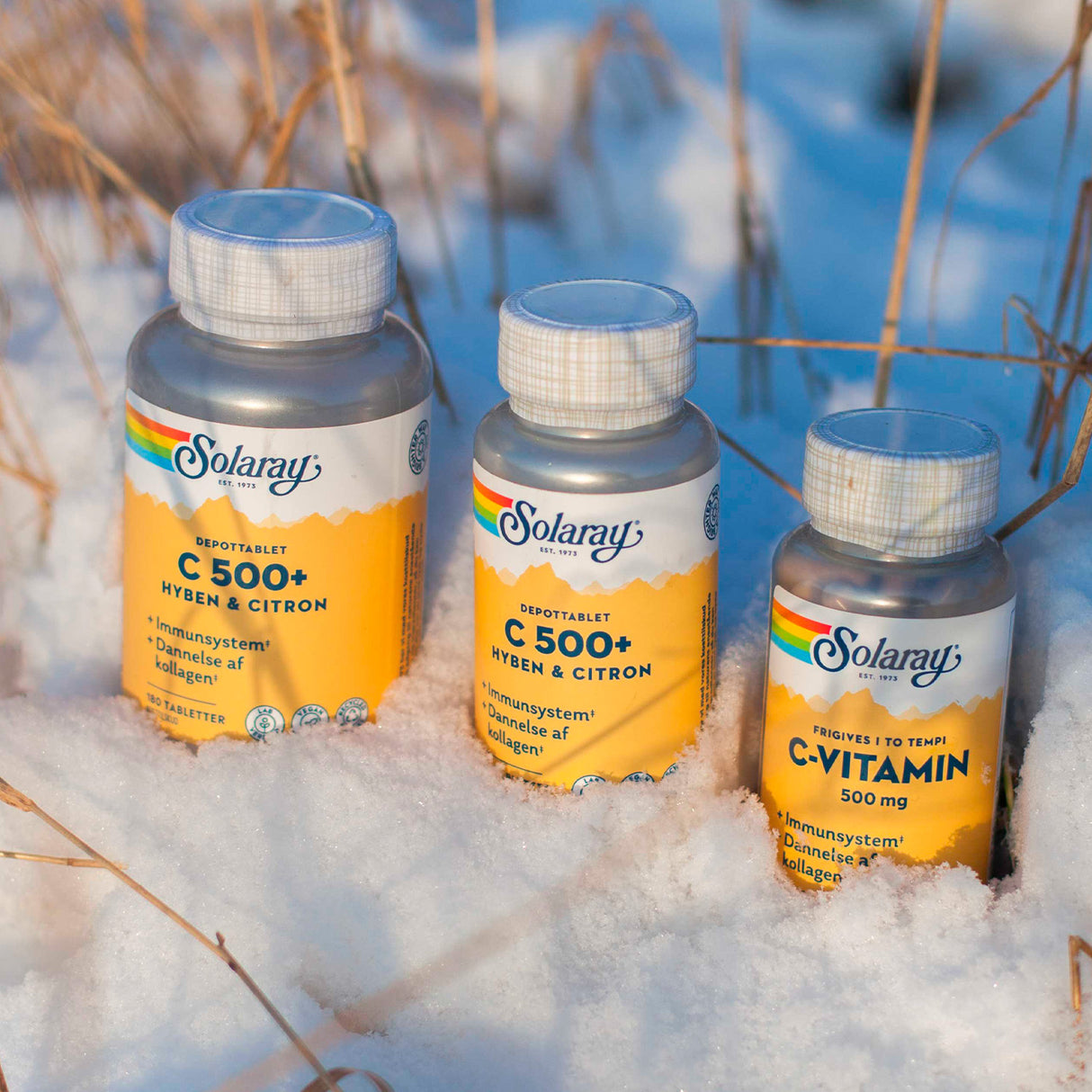 Solaray C-vitamin C500+ | 180 Tabl. fra Solaray på Mecindo.dk