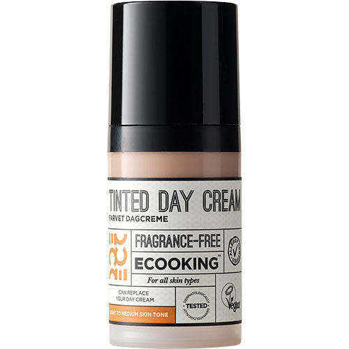 Ecooking Farvet Dagcreme Parfumefri | 30 ml fra Ecooking på Mecindo.dk