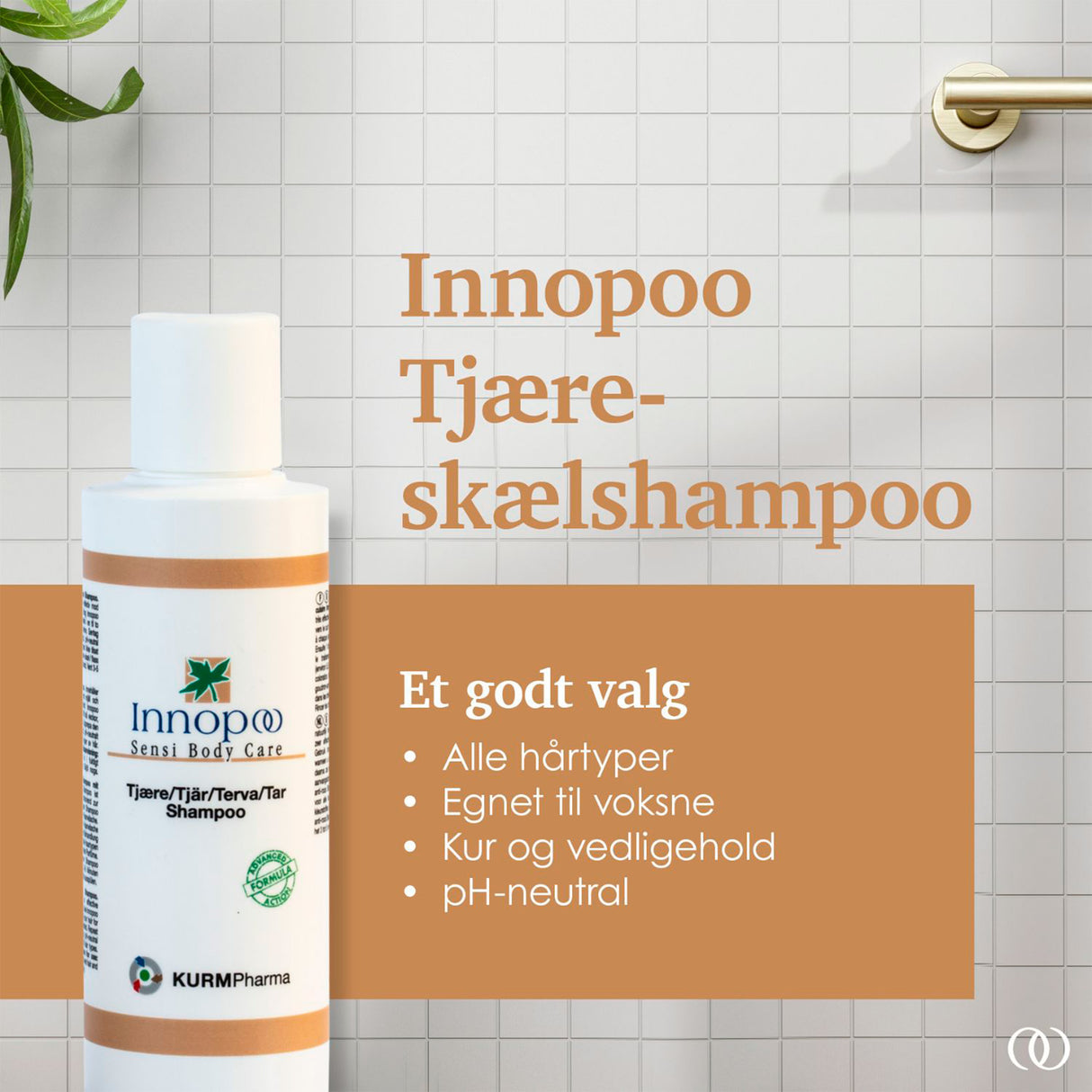 Innopoo Tjæreshampoo Mod Skæl | 150 ml
