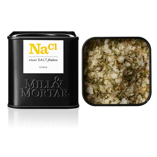 Mill & Mortar Citrussalt I Flager | 70 gr fra Mill & Mortar på Mecindo.dk