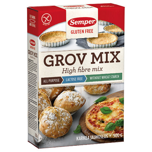 Semper Brødmix Grov Glutenfri | 500 gr fra Semper på Mecindo.dk