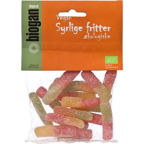 Biogan Syrlige Fritter | 75 gr fra Biogan på Mecindo.dk