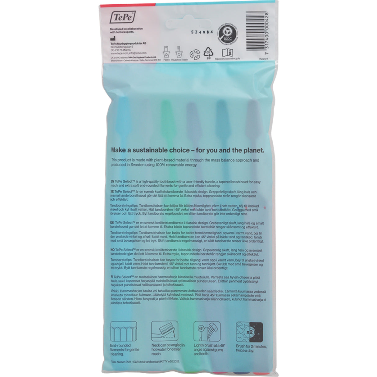 TePe Select X-soft Tandbørste fra TePe på Mecindo.dk