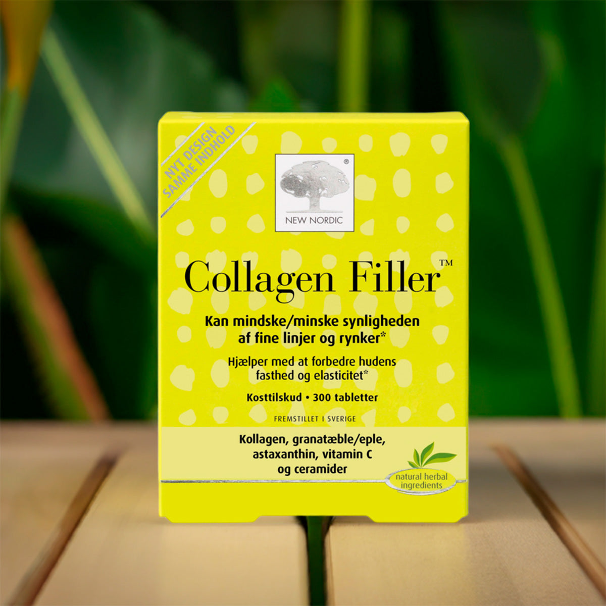 New Nordic Skin Care Collagen Filler | 300 Tabl. fra New Nordic på Mecindo.dk