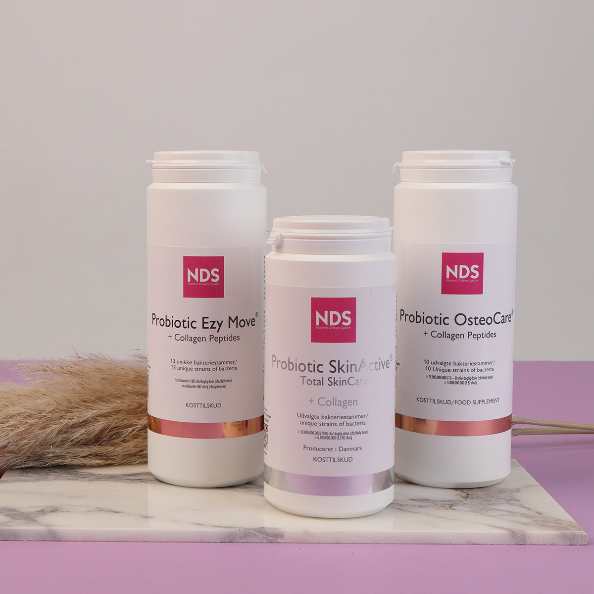 NDS Probiotic Skinactive M. Kollagenpeptider | 180 gr fra NDS på Mecindo.dk