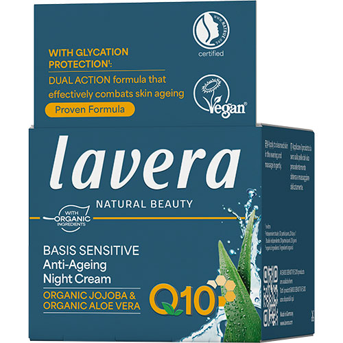 lavera Natcreme Q10 Anti-age Basis Sensitiv | 50 ml