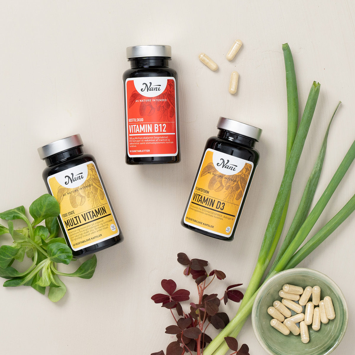 Nani B12 Vitamin | 90 tabletter fra Nani på Mecindo.dk