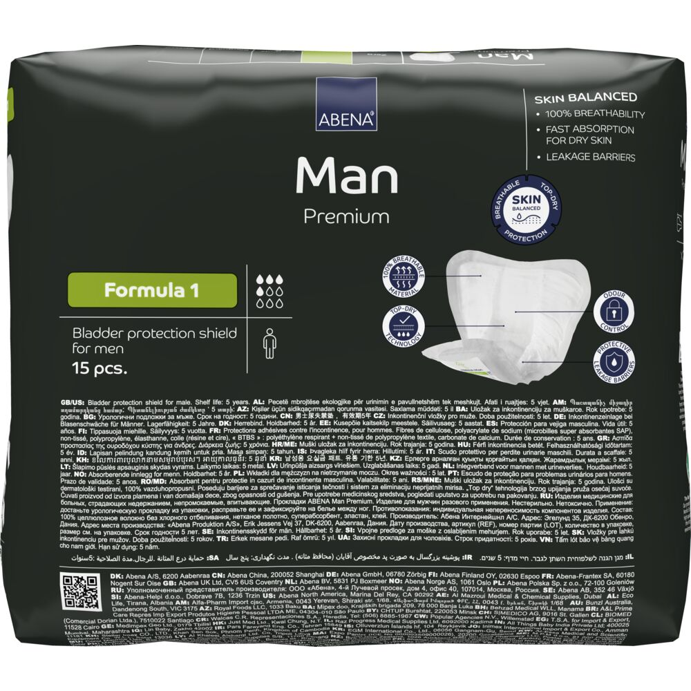 Abena Man Formula 1 | 15 stk fra Abena på Mecindo.dk