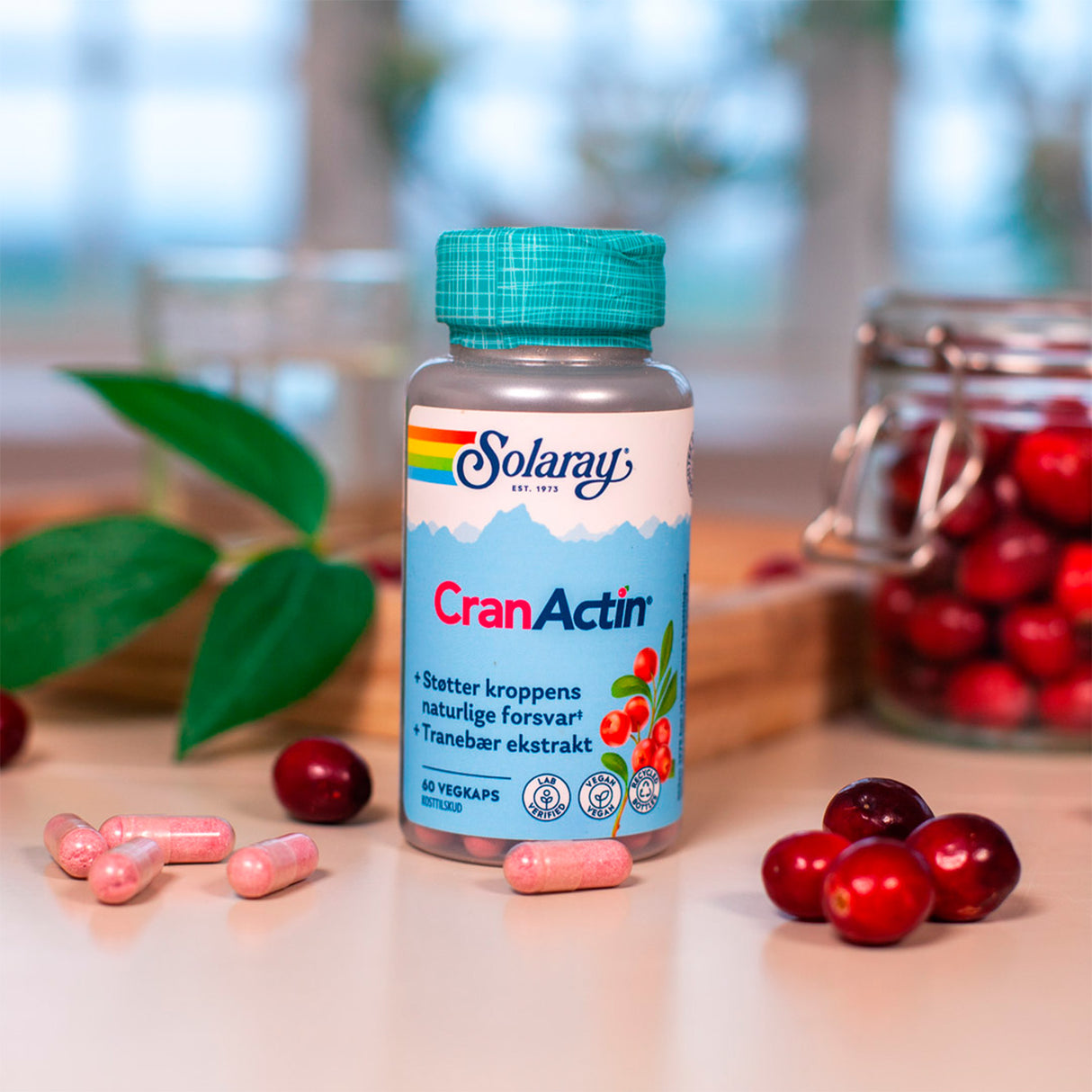Solaray Cranactin Tranebærekstrakt | 60 kapsler fra Solaray på Mecindo.dk