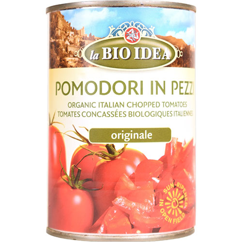 Rømer Tomater Hakkede I Ds. Økologisk | 400 gr fra Rømer på Mecindo.dk