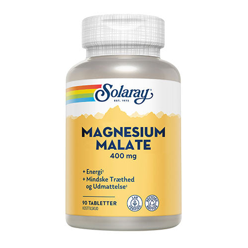 Solaray Magnesium Malate | 90 Tabl. fra Solaray på Mecindo.dk