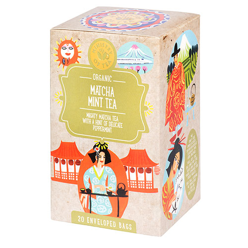 Ministry Of Tea Matcha Mint Te Økologisk | 20 br fra Ministry Of Tea på Mecindo.dk