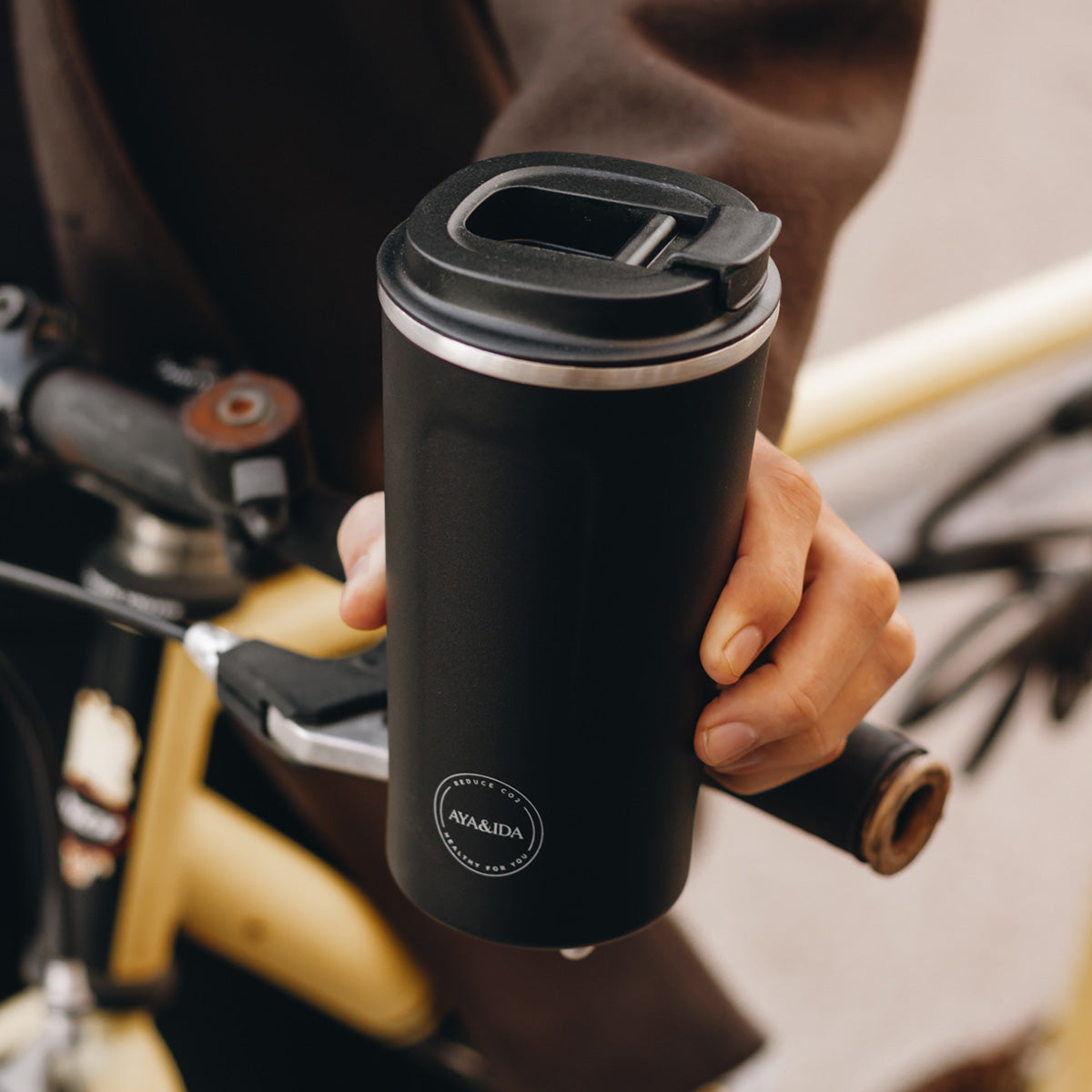 AYA&IDA CUP2GO 500 ml | Matte Black fra AYA&IDA på Mecindo.dk