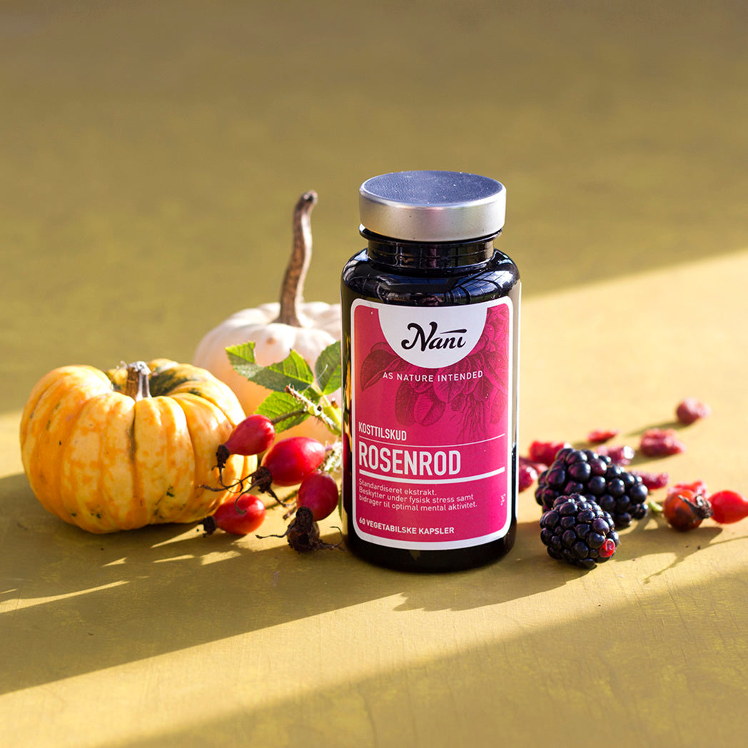 Nani Rosenrod Ekstrakt | 60 kapsler fra Nani på Mecindo.dk