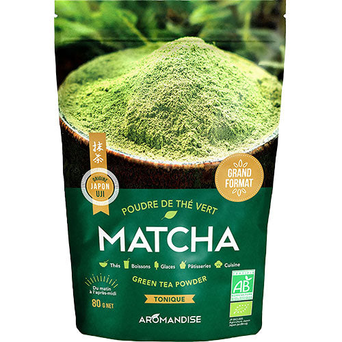 Aromandise Matcha Grøn Te Pulver Ø | 80 gr fra Aromandise på Mecindo.dk