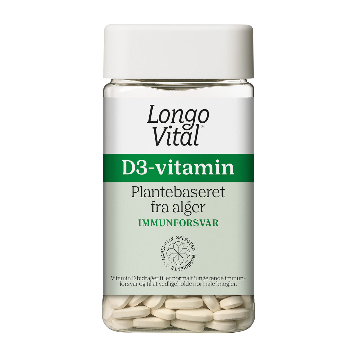 Longo D3-vitamin | 180 tabletter fra Longo på Mecindo.dk
