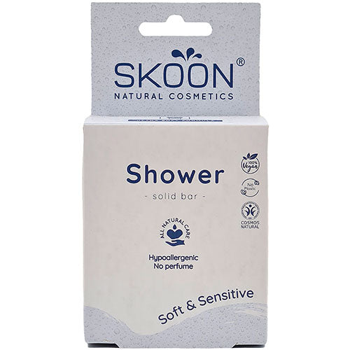 Skoon Solid Shower Bar Soft Sensitive | 90 gr fra Skoon på Mecindo.dk