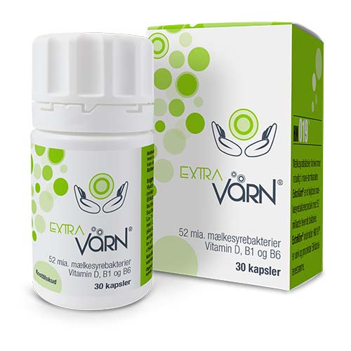 Värn Extravärn, Mælkesyrebakterier | 30 kapsler fra Värn på Mecindo.dk