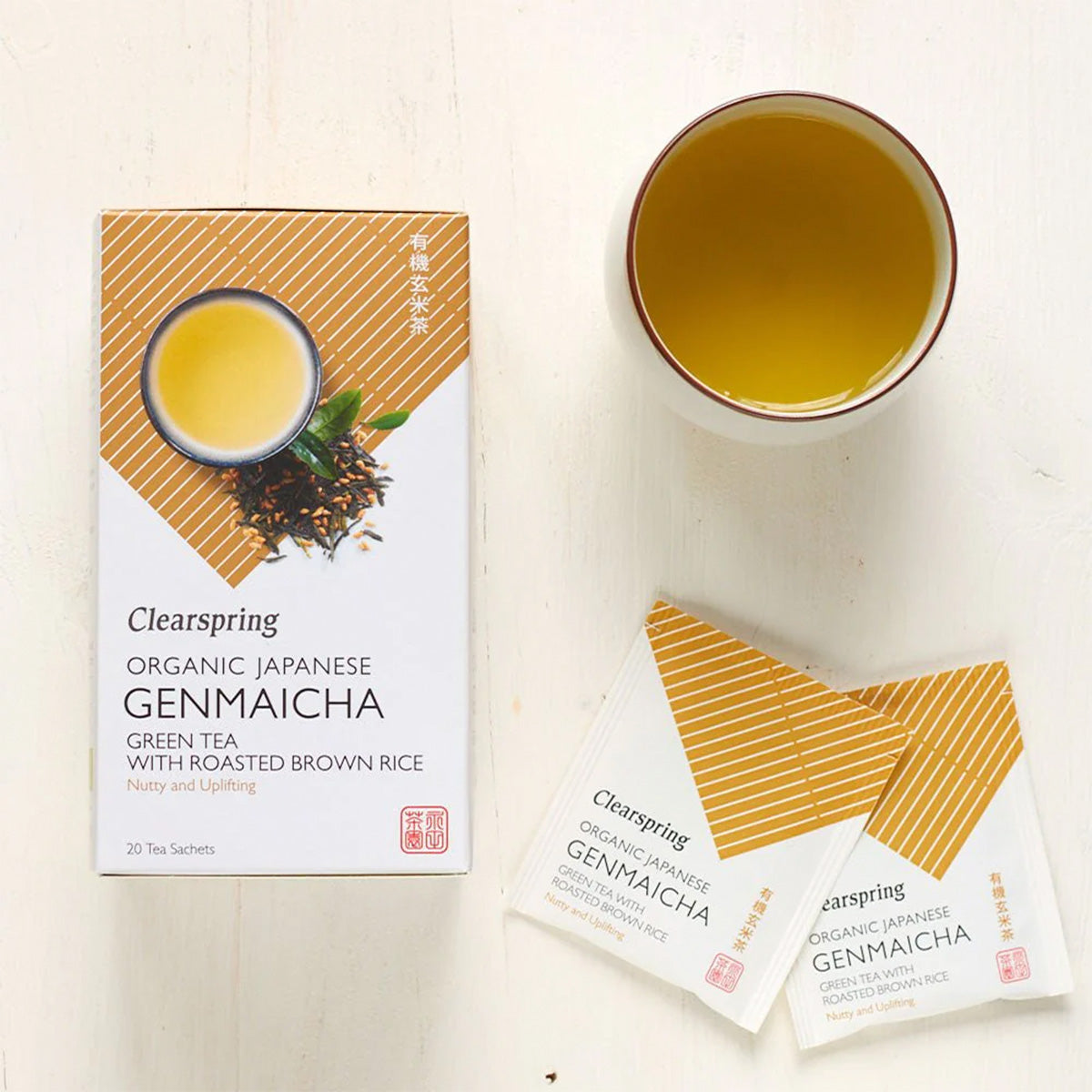 Clearspring Genmaicha Te Økologisk | 20 br fra Clearspring på Mecindo.dk