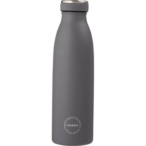 AYA&IDA Drinking Bottle 500ml | Dark Grey fra AYA&IDA på Mecindo.dk