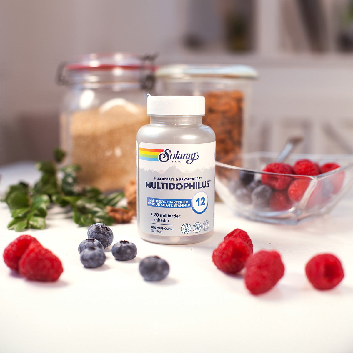 Solaray Multidophilus 12 | 100 kapsler fra Solaray på Mecindo.dk