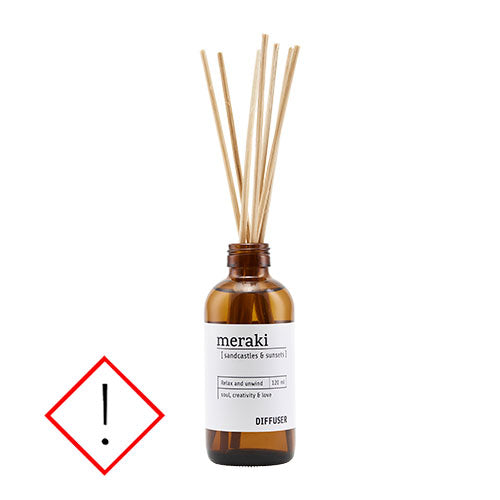 Meraki Duftfrisker M. 7 Pinde, Sandcastles & Sunsets | 120 ml fra Meraki på Mecindo.dk