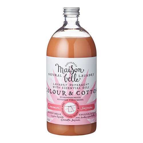 Maison Belle Vaskemiddel Color & Cotton | 1 ltr fra Isabella Smith Maison Belle på Mecindo.dk