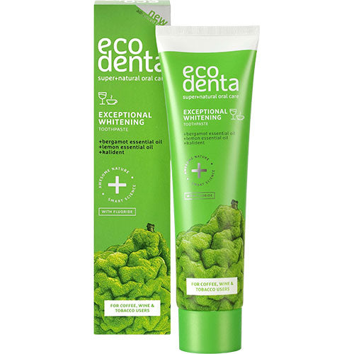 ecodenta Tandpasta Whitening Excepnal | 100 ml fra ecodenta på Mecindo.dk