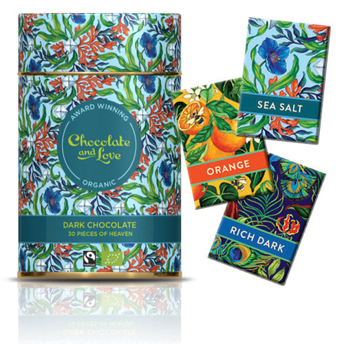 Chocolate and Love Gavedåse Chokolade Sea Salt Økologisk | 165 gr fra Chocolate and Love på Mecindo.dk