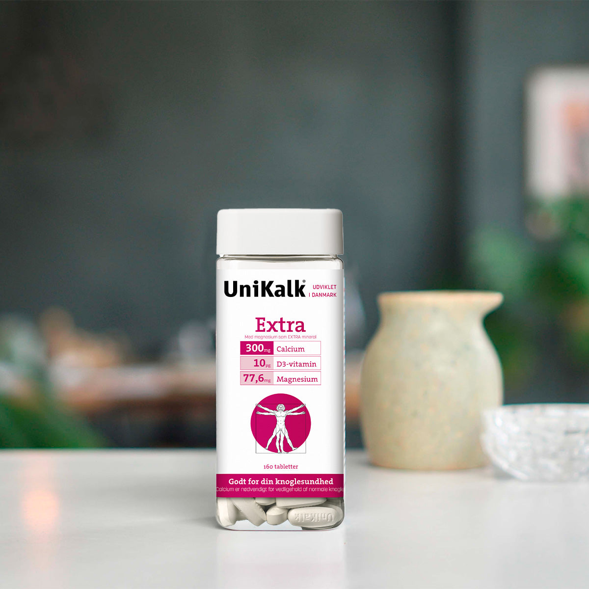 Unikalk Extra | 160 Tabl. fra Unikalk på Mecindo.dk